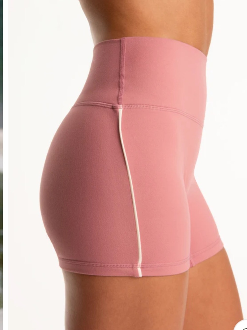 SET Active Dusty Pink High-Waist Athletic Shorts